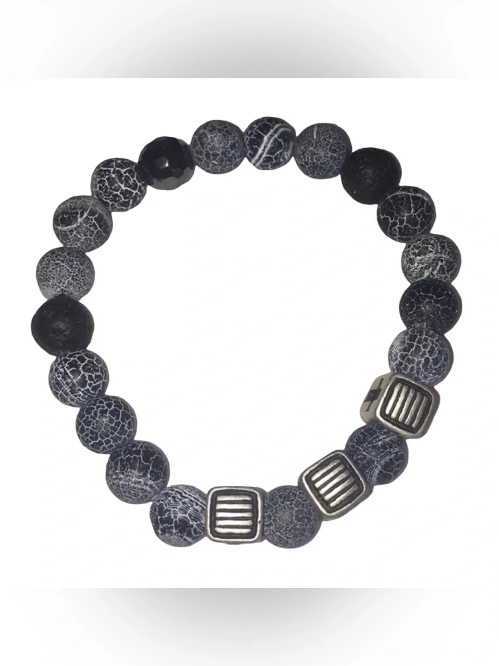 Men’s 2 Set Cross Stainless Steel Bracelet Set NWT